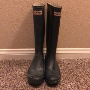 Tall Blue/Gray Hunter Boots